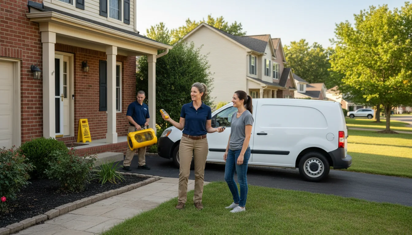 Residential water damage restoration in Lapwai, ID